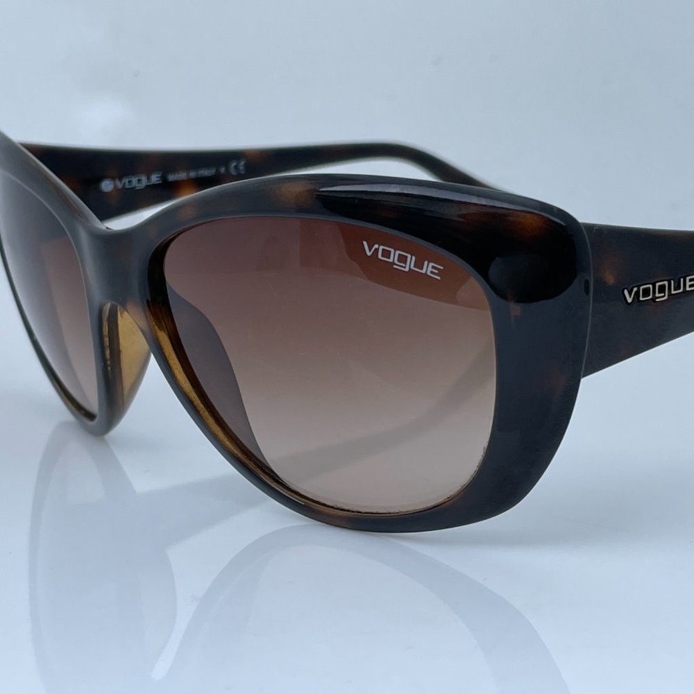 Vogue Women Sunglasses Brown Made in Italy W/ Case - Picture 5 of 9